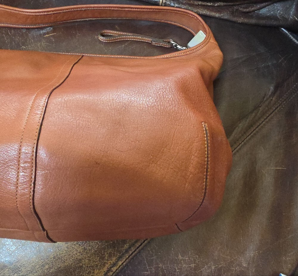 Coach Vintage ERGO Leather Hobo Shoulder Bag in Saddle Brown CIRCA 2000 MEDIUM - Picture 10 of 11